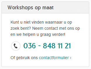 Workshoppen - Workshops